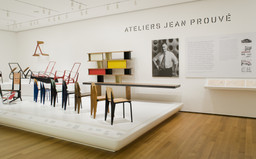 Installation view of Ateliers Jean Prouvé at The Museum of Modern Art, New York. Photo: Thomas Griesel