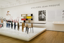 Installation view of Ateliers Jean Prouvé at The Museum of Modern Art, New York. Photo: Thomas Griesel