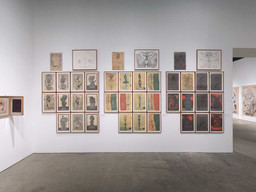 Installation view of Roth Time: A Dieter Roth Retrospective at The Museum of Modern Art, New York