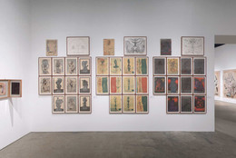 Installation view of Roth Time: A Dieter Roth Retrospective at The Museum of Modern Art, New York