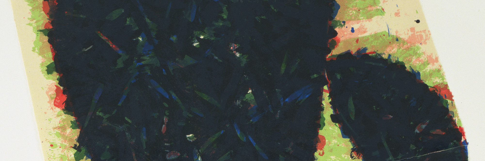Elizabeth Murray. Untitled. 1982. Screenprint. Composition and sheet (irreg.): 48 1/2 × 34 1/4″ (123.3 × 80.6 cm). Publisher: the artist and Simca Print Artists, Inc., New York. Printer: Simca Print Artists, Inc., New York. Edition: 50. The Museum of Modern Art, New York. Given anonymously. © 2005 Elizabeth Murray