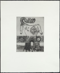 Dinos and Jake Chapman. Untitled, from the portfolio Exquisite Corpse. 2000. Etching. Plate: 9 1/16 × 7 1/16″ (23 × 18 cm). Publisher: The Paragon Press, London. Printer: Hope (Sufferance) Press, London. Edition: 30. The Museum of Modern Art. Roxanne H. Frank Fund