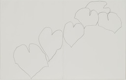Ellsworth Kelly. Wild Grape. 1960. Pencil on two sheets of paper, overall: 28 1/2 × 25″ (72.4 × 114.3 cm). The Museum of Modern Art, New York. Gift of Kathy and Richard Fuld, Jr. in honor of Ellsworth Kelly’s 80th birthday. © 2003 Ellsworth Kelly