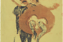 Max Pechstein. Dancers (Pair of Dancers). 1909. Lithograph, 20 7/8 × 16 15/16″ (53 × 43 cm). Publisher and printer: the artist, Berlin. Edition: unique impression of the second (final) state. The Museum of Modern Art, New York. Scott Sassa Fund, The Philip and Lynn Straus Foundation Fund, Richard A. Epstein Fund, Miles O. Epstein Fund, Sarah C. Epstein Fund, Nelson Blitz Fund, and Frances Keech Fund