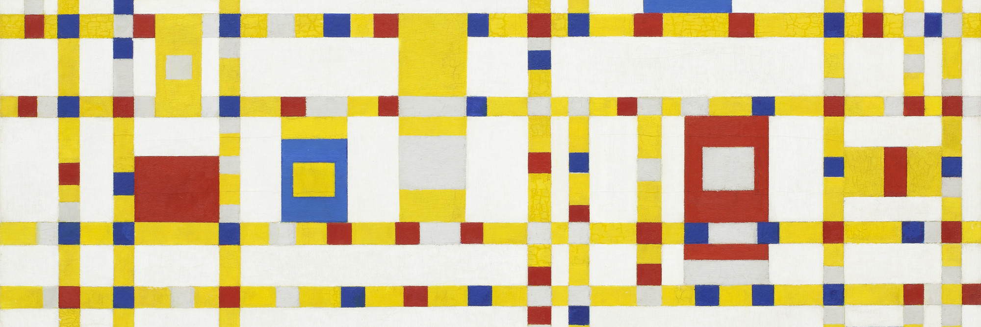 Piet Mondrian. Broadway Boogie Woogie. 1942–43. Oil on canvas, 50 × 50″ (127 × 127 cm). Given anonymously