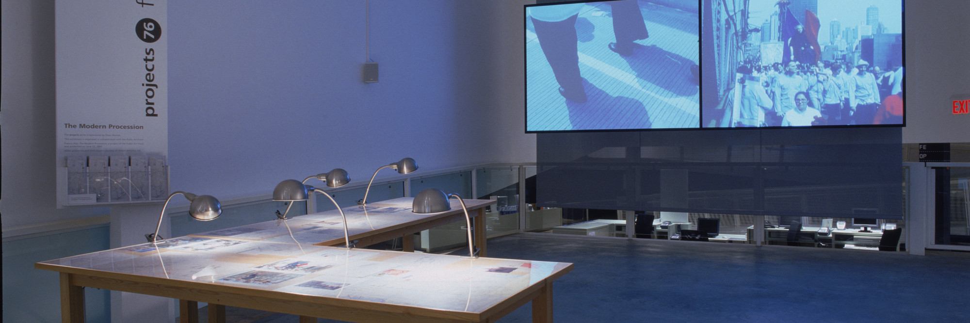 Installation view of Projects 76: Francis Alÿs