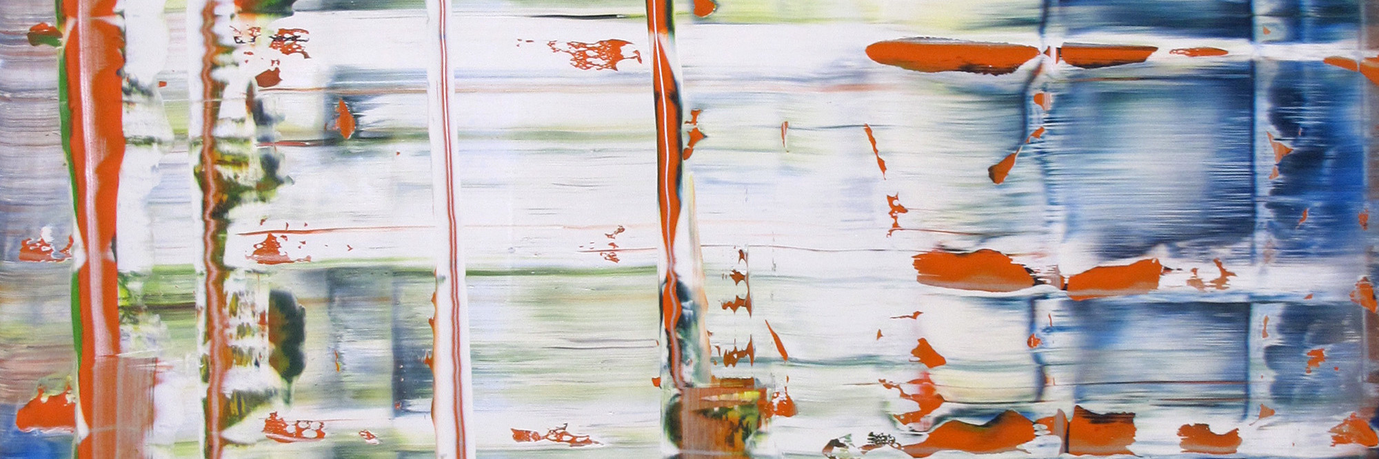 Gerhard Richter. Abstract Picture (Abstraktes Bild). 1992. Oil on aluminum panel, 39 1/2 × 39 1/2″ (100 × 100 cm). Private Collection