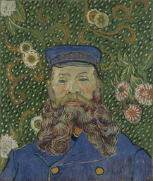 Vincent van Gogh. Portrait of Joseph Roulin. Arles, early 1889. Oil on canvas, 25 3/8 × 21 3/4″ (64.4 × 55.2 cm). Gift of Mr. and Mrs. William A. M. Burden, Mr. and Mrs. Paul Rosenberg, Nelson A. Rockefeller, Mr. and Mrs. Armand P. Bartos, The Sidney and Harriet Janis Collection, Mr. and Mrs. Werner E. Josten, and Loula D. Lasker Bequest (all by exchange). Photo: Thomas Griesel
