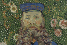Vincent van Gogh. Portrait of Joseph Roulin. Arles, early 1889. Oil on canvas, 25 3/8 × 21 3/4″ (64.4 × 55.2 cm). Gift of Mr. and Mrs. William A. M. Burden, Mr. and Mrs. Paul Rosenberg, Nelson A. Rockefeller, Mr. and Mrs. Armand P. Bartos, The Sidney and Harriet Janis Collection, Mr. and Mrs. Werner E. Josten, and Loula D. Lasker Bequest (all by exchange). Photo: Thomas Griesel