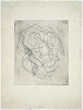 Alberto Giacometti. Cubist Head. 1933. Engraving, plate: 12 1/16 × 10ʺ (30.6 × 25.4 cm); sheet: 20 × 14 15/16ʺ (50.8 × 38 cm). Publisher: unpublished. Printer: the artist at Atelier 17, Paris. Edition: unique. Gift of Mr. Stanley W. Hayter. © 2016 Artists Rights Society (ARS), New York / ADAGP, Paris