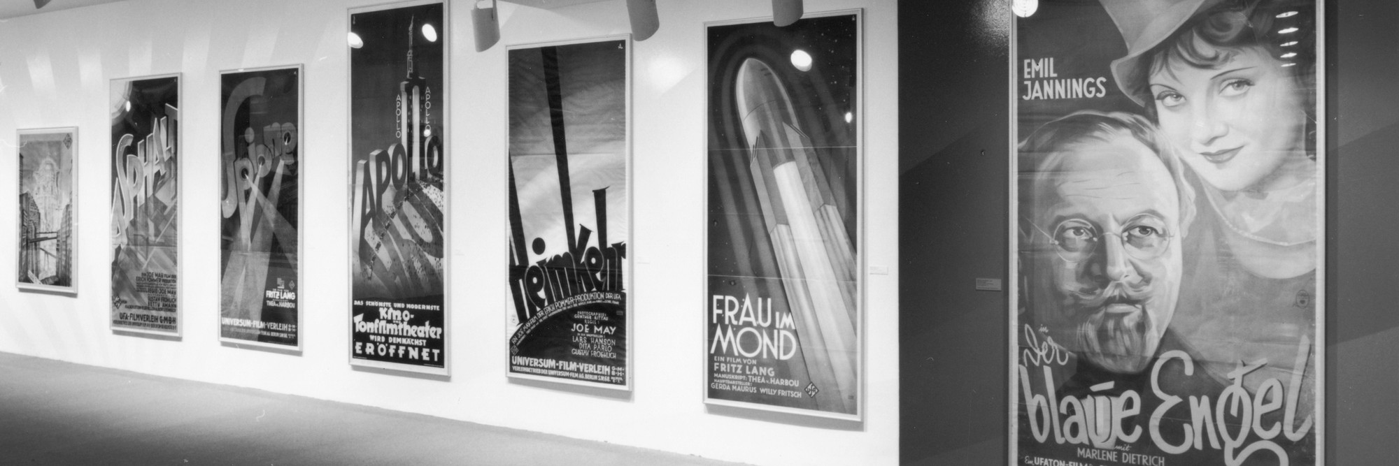 Installation view of UFA Film Posters, 1918–1943 at The Museum of Modern Art, New York. Photo: Thomas Griesel