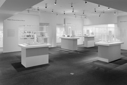 Installation view of “Rethinking the Modern: Three Proposals for The Museum of Modern Art” at the Museum of Modern Art, New York. Photo: Thomas Griesel