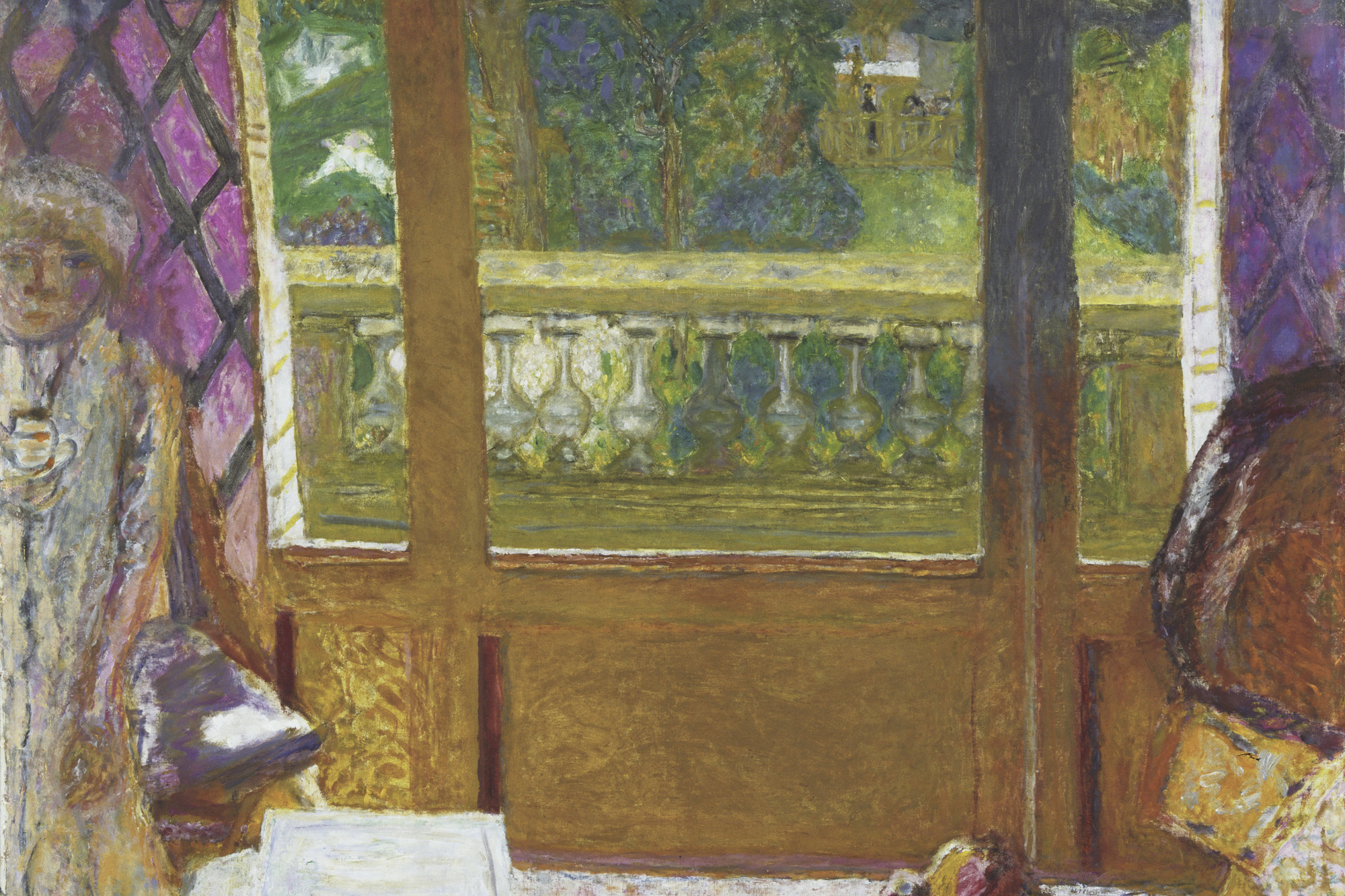 Pierre Bonnard. Dining Room Overlooking the Garden (The Breakfast Room). 1930–31. Oil on canvas, 62 7/8 × 44 7/8ʺ (159.6 × 113.8 cm). Given anonymously. © 2016 Artists Rights Society (ARS), New York / ADAGP, Paris. Photo: Paige Knight