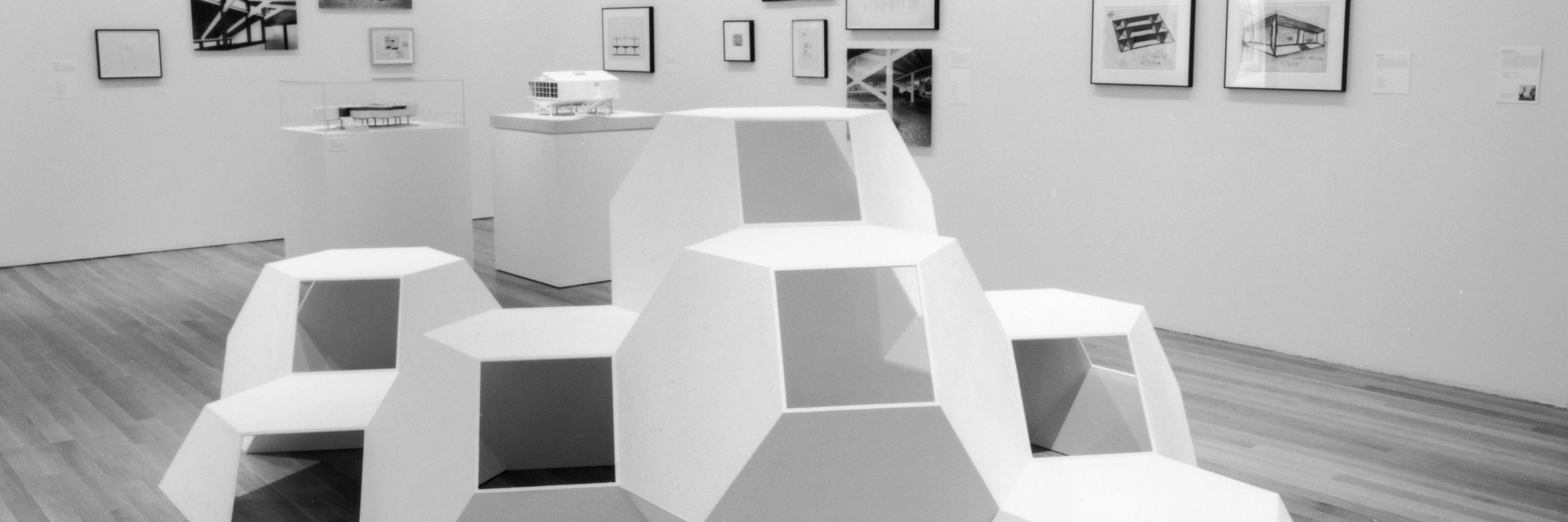 Installation view of Tony Smith at The Museum of Modern Art, New York. Photo: Thomas Griesel