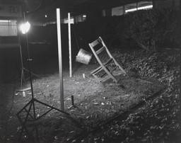 Robert Cumming. Two Views of One Mishap of Minor Consequence (right panel). 1973. Gelatin-silver print. Acquired through the generosity of Celeste Bartos. © Robert Cumming/Licensed by VAGA, New York