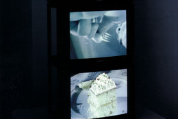 Zhang Peili. Eating. 1997. Three-channel video (color, sound). Gift of The Junior Associates of the Museum of Modern Art. © 2016 Zhang Peili