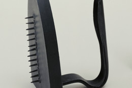 Man Ray. Gift. 1958; replica of 1921 original. Painted flatiron with row of thirteen tacks, heads glued to the irons bottom, 6 1/8 × 3 5/8 × 4 1/2″ (15.3 × 9 × 11.4 cm). James Thrall Soby Fund. © 2016 Man Ray Trust / Artists Rights Society (ARS), New York / ADAGP, Paris
