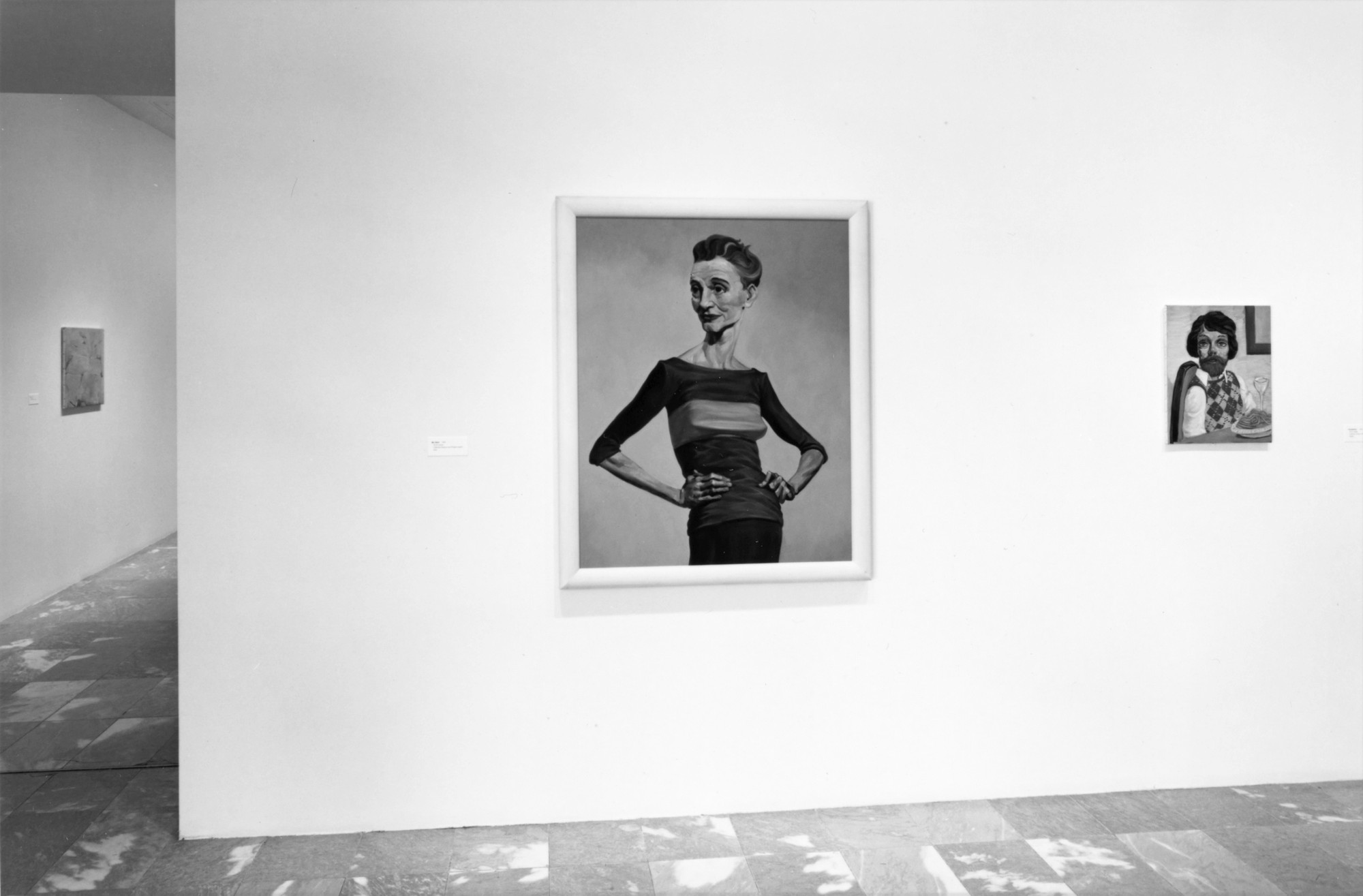 Installation view of Projects 60: John Currin, Elizabeth Peyton, Luc Tuymans at The Museum of Modern Art, New York
