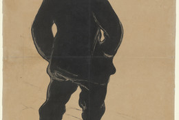 Henri de Toulouse-Lautrec. Aristide Bruant. 1893. Lithograph, composition: 32 5/16 × 21 7/16″ (82 × 54.5 cm); sheet (irreg.): 33 1/4 × 23 3/4″ (84.5 × 60.3 cm). Publisher: Aristide Bruant, Paris. Printer: Chaix, Paris. Edition: proof before lettering. Grace M. Mayer Bequest. Photo: Peter Butler