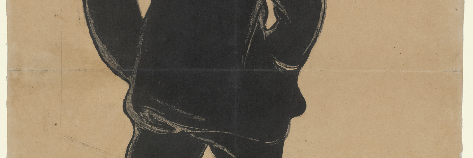 Henri de Toulouse-Lautrec. Aristide Bruant. 1893. Lithograph, composition: 32 5/16 × 21 7/16″ (82 × 54.5 cm); sheet (irreg.): 33 1/4 × 23 3/4″ (84.5 × 60.3 cm). Publisher: Aristide Bruant, Paris. Printer: Chaix, Paris. Edition: proof before lettering. Grace M. Mayer Bequest. Photo: Peter Butler