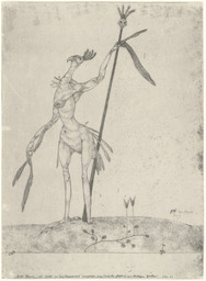 Paul Klee. Aged Phoenix (Greiser Phoenix) from the series Inventions (Inventionen). 1905. Etching, composition and sheet: 10 3/8 × 7 9/16″ (26.3 × 19.2 cm). Publisher: the artist, Bern. Printer: Max Girardet, Bern. Purchase. © 2016 Artists Rights Society (ARS), New York / VG Bild-Kunst, Bonn. Photo: Robert Gerhardt