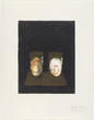 Jasper Johns. Working proof for Ale Cans. 1964. Lithograph with ink and crayon additions, Composition: 14 1/16 × 11″ (35.7 × 27.9 cm) Sheet: 22 5/8 × 17 5/8″ (57.5 × 44.8 cm). Gift of the artist in honor of Tatyana Grosman. © 2016 Jasper Johns / Licensed by VAGA, New York