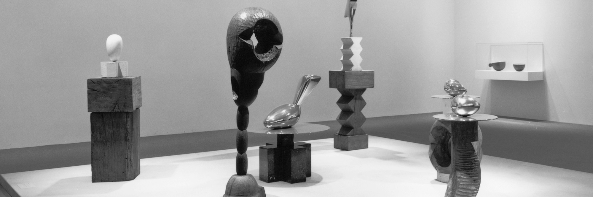 Installation view of Brâncuși: Selected Masterworks from the Musée National d’Art Moderne and The Museum of Modern Art, New York at The Museum of Modern Art, New York. Photo: Katherine Keller
