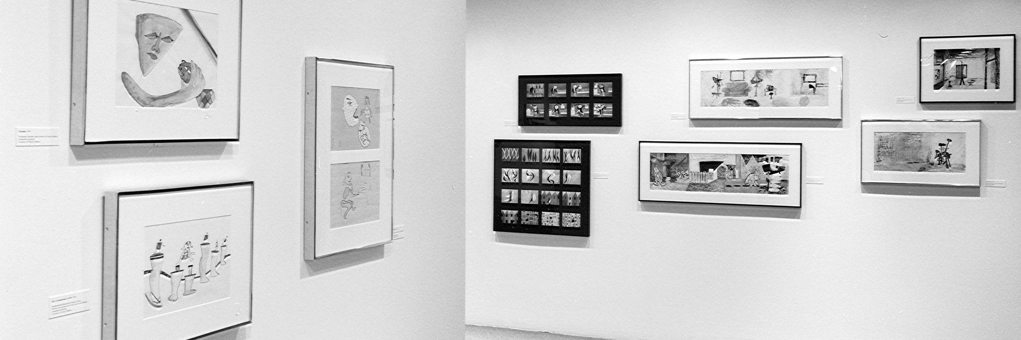 Installation view of The Hubley Studio: A Home for Animation at The Museum of Modern Art, New York. Photo: Thomas Griesel
