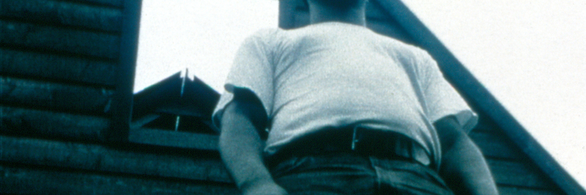 Steve McQueen. Deadpan. 1997. 16mm film transferred to video (black and white, silent). Fractional and promised gift of Thea Westreich and Ethan Wagner. © 2016 Steve McQueen. Used by permission