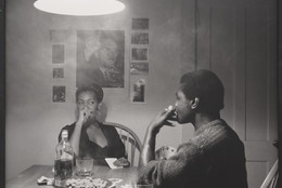 Carrie Mae Weems. Untitled (Man smoking). 1990. Gelatin silver print, 27 3/16 × 27 1/16″ (69 × 68.8 cm). The Family of Man Fund. © 2016 Carrie Mae Weems