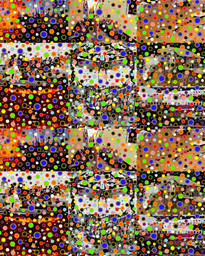 Digital wallpaper of Kelley Walker’s nine disasters (Florida City; Maui; Moran; San Fernando Valley; Anchorage; Kobe; Elba; Los Angeles; TWA Flight 800)
