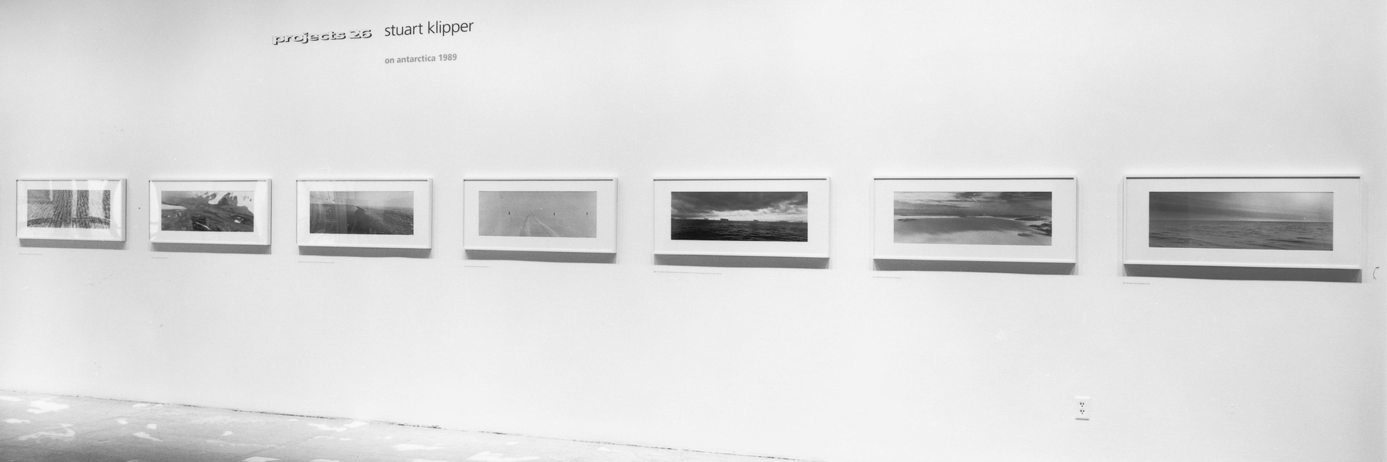 Installation view of Projects 26: Stuart Klipper: On Antarctica 1989 at The Museum of Modern Art, New York. Photo: Mali Olatunji