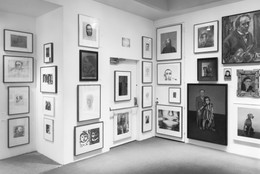 Installation view of Artist’s Choice: Chuck Close, Head-On/The Modern Portrait at The Museum of Modern Art, New York. Photo: Mali Olatunji