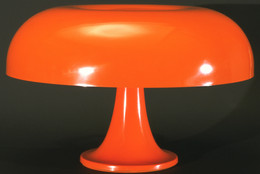 Giancarlo Mattioli, of Gruppo Architetti Urbanisti Città Nuova. Nesso Table Lamp. 1965. Manufacturer: Artemide S.p.A., Milan, Italy. Fiberglass-reinforced polyester resin, 13 × 21″ (33 × 53.3 cm). Gift of the manufacturer. Photo: Mali Olatunji