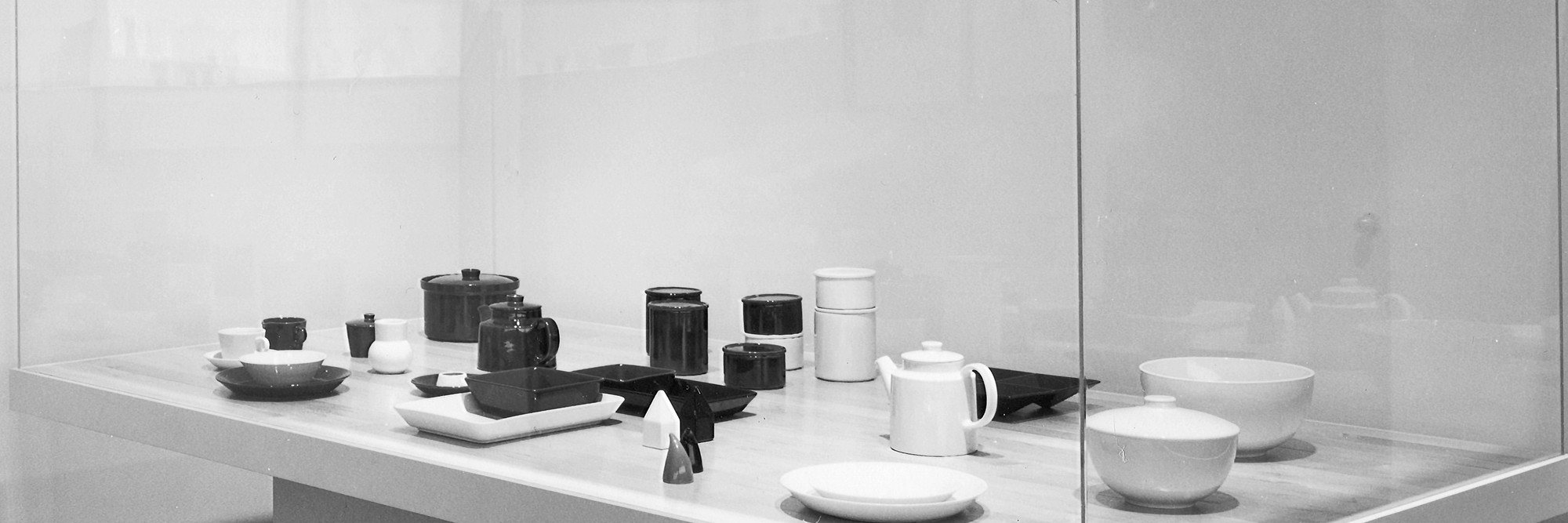 Installation view of Kaj Franck: Designer at The Museum of Modern Art, New York. Photo: Mali Olatunji
