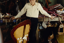 Gay Block. Bert Bochove, the Netherlands/United States from the series Rescuers of the Holocaust. 1987. Sitter: Bert Bochove. Chromogenic color print, printed 1990; 22 5/8 × 18 1/2″ (57.5 × 47 cm). Gift of the photographer. © 2016 Gay Block