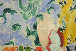 Henri Matisse. Still Life with Aubergines. Collioure, summer 1911. Oil on canvas, 45 3/4 × 35 1/8″ (116.2 × 89.2 cm). Louise Reinhardt Smith Bequest. © 2016 Succession H. Matisse / Artists Rights Society (ARS), New York