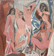 Pablo Picasso. *Les Demoiselles d’Avignon. Paris, June–July 1907. Oil on canvas, 8ʹ × 7ʹ 8ʺ (243.9 × 233.7 cm). Acquired through the Lillie P. Bliss Bequest. © 2016 Estate of Pablo Picasso / Artists Rights Society (ARS), New York