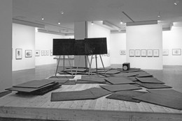 Installation view of Thinking Is Form: The Drawings of Joseph Beuys at The Museum of Modern Art, New York. Photo: Mali Olatunji
