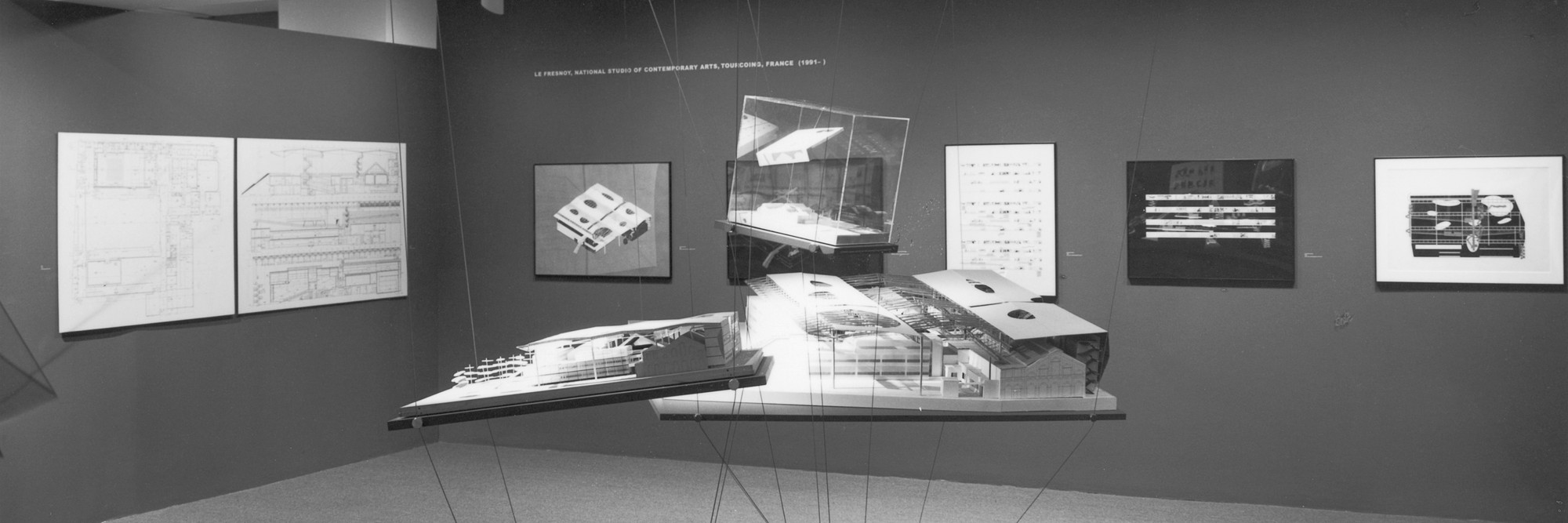Installation view of Thresholds/Bernard Tschumi: Architecture and Event at The Museum of Modern Art, New York. Photo: Mali Olatunji