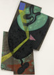 Elizabeth Murray. Beam. November 1982. Oil on canvas, four panels, 9ʹ 2ʺ × 6ʹ 3 7/8ʺ × 3 7/8ʺ (279.4 × 193 × 10 cm). Gift of Anna Marie and Robert F. Shapiro in honor of Richard E. Oldenburg. © 2016 Estate of Elizabeth Murray / Artists Rights Society (ARS), New York
