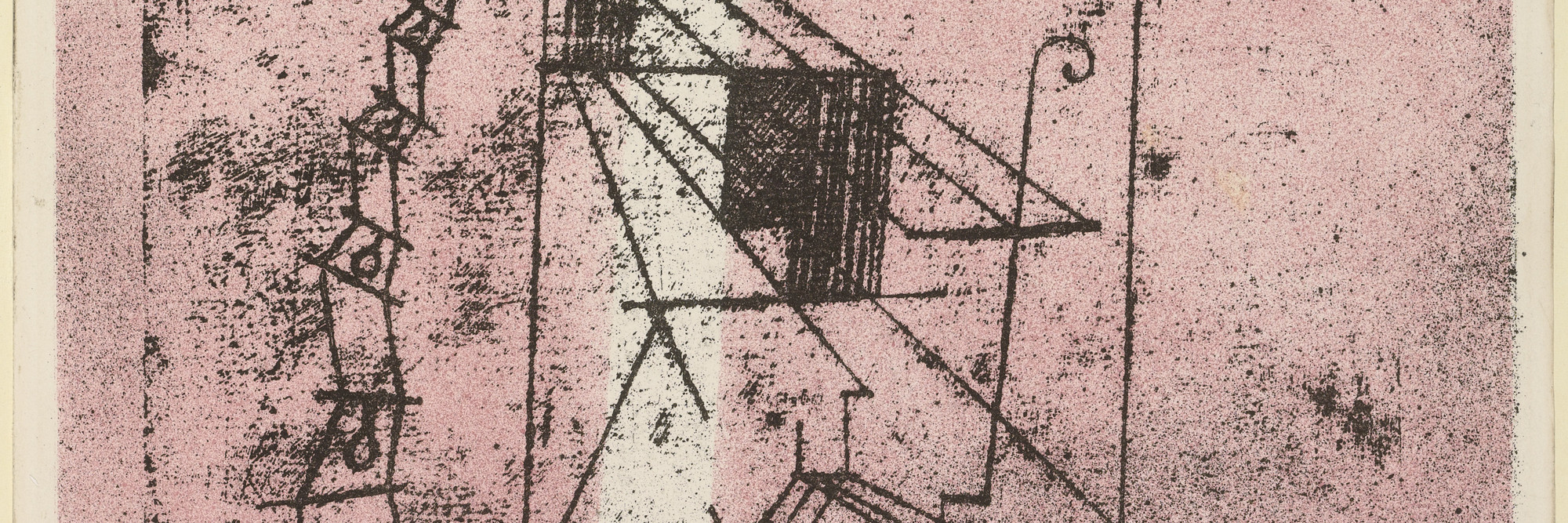 Paul Klee. Tightrope Walker (Seiltänzer) from the portfolio Art of the Present (Die Kunst der Gegenwart). 1923. Lithograph, composition: 17 1/16 × 10 5/8″ (43.4 × 27 cm); sheet: 17 15/16 × 11 1/8″ (45.6 × 28.3 cm). Publisher: Marées-Gesellschaft, R. Piper &amp; Co., Munich. Printer: Staatliches Bauhaus, Weimar. Edition: 300. Given anonymously. © 2016 Artists Rights Society (ARS), New York / VG Bild-Kunst, Bonn