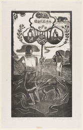 Paul Gauguin. *Noa Noa (Fragrant Scent)* from *Noa Noa (Fragrant Scent).* 1894, printed 1921. One from a series of eight woodcuts, composition: 14 × 8 1/16″ (35.5 × 20.5 cm); sheet: 16 5/8 × 10 9/16″ (42.3 × 26.8 cm). Publisher: Pola Gauguin, Copenhagen. Printer: Pola Gauguin, Copenhagen. Edition: 100. Lillie P. Bliss Collection. Photo: Thomas Griesel