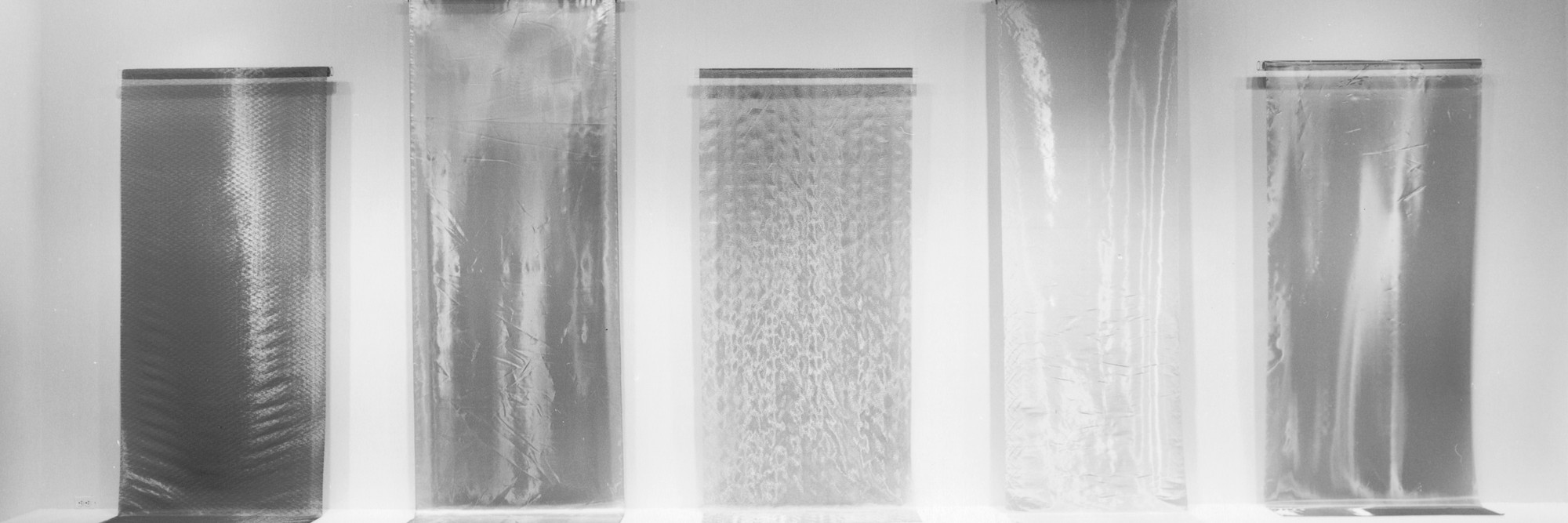 Installation view of Metallic Fabrics from the Collection at The Museum of Modern Art, New York. Photo: Mali Olatunji
