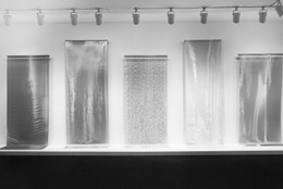 Installation view of Metallic Fabrics from the Collection at The Museum of Modern Art, New York. Photo: Mali Olatunji