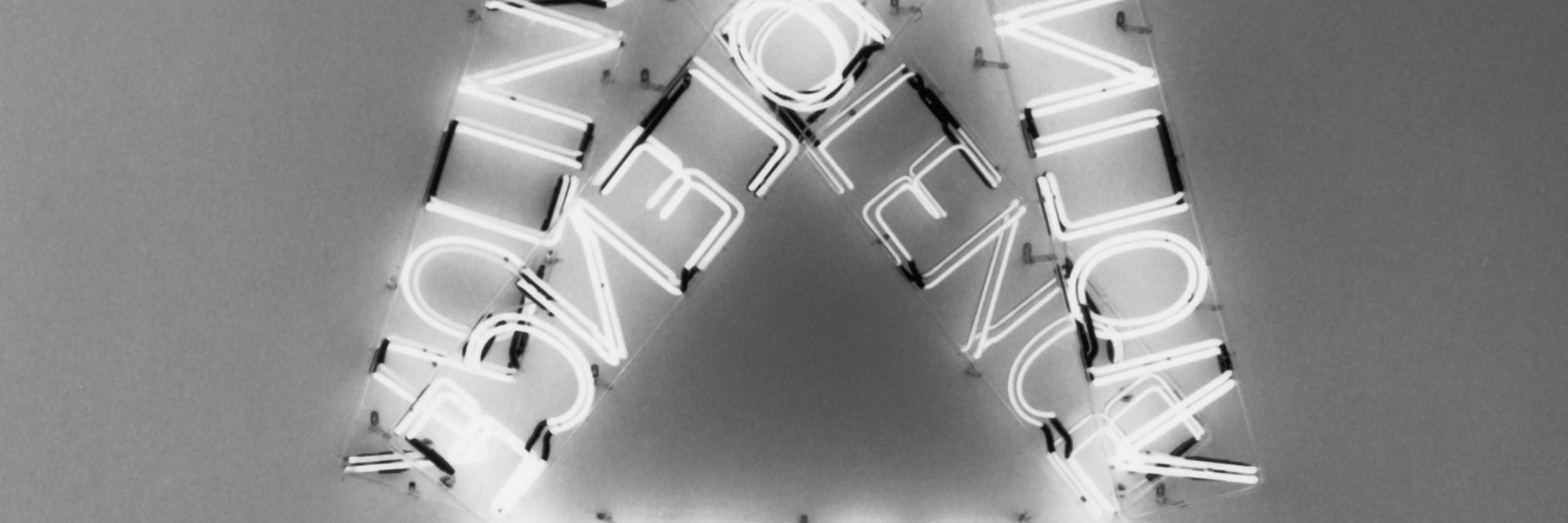 Installation view of Bruce Nauman at The Museum of Modern Art, New York. Photo: Mali Olatunji