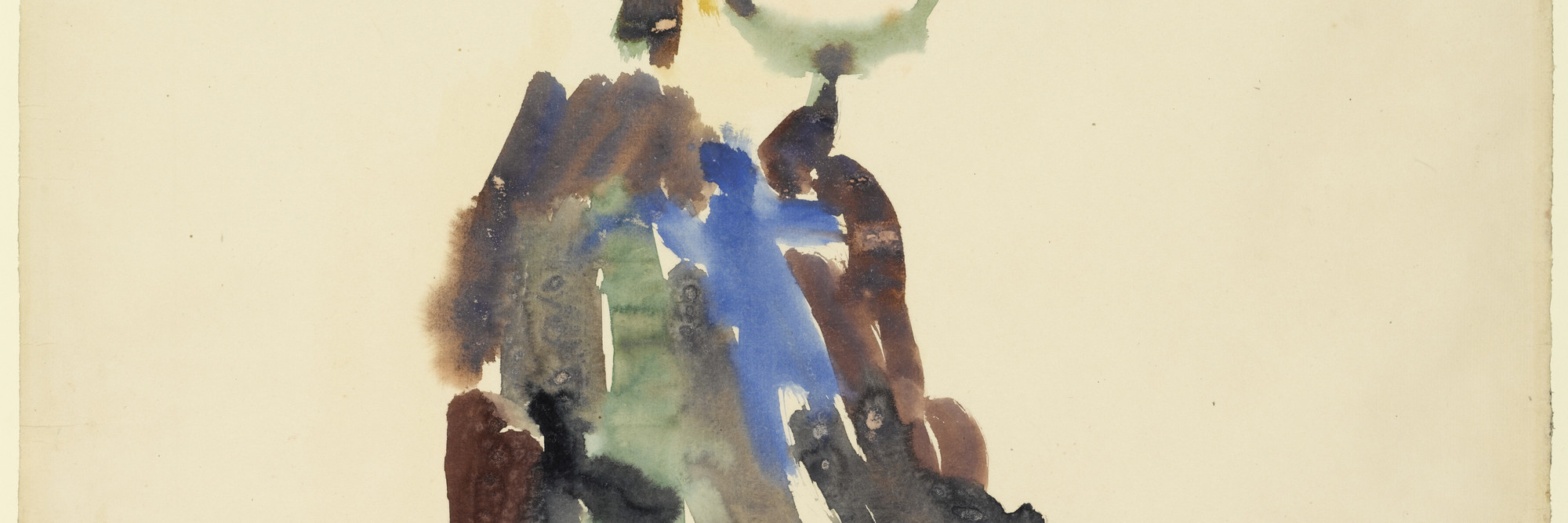 Oskar Kokoschka. Seated Girl. 1922. Watercolor on paper, 27 3/8 × 20 3/8″ (69.5 × 51.6 cm). The Joan and Lester Avnet Collection. © 2016 Artists Rights Society (ARS), New York / Pro Litteris, Zurich. Photo: Robert Gerhardt