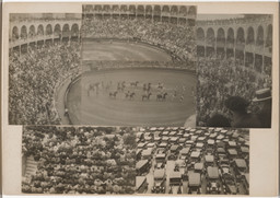 Josef Albers. Untitled (​​Bullfight​,​ San Sebastian). 1929/1932. Gelatin silver prints mounted to board. Overall 11 5/8 × 16 3/8″ (29.5 × 41.6 cm). Acquired through the generosity of Jo Carole and Ronald S. Lauder, and Jon L. Stryker Object number 1022.2015 Copyright © 2016 The Josef and Anni Albers Foundation / Artists Rights Society (ARS), New York