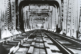 Richard Serra. Railroad Turnbridge. 1976. 16mm film (black and white, silent). Circulating Film &amp; Video Library