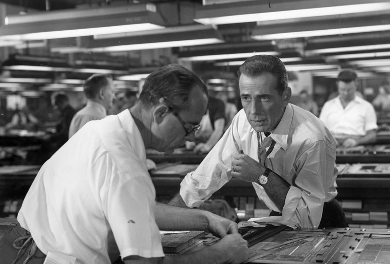 Deadline U.S.A. 1952. USA. Directed by Richard Brooks